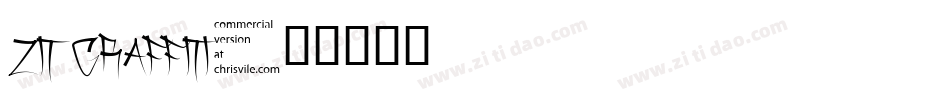 Zit Graffiti字体转换